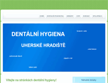 Tablet Screenshot of dentalnihygiena-uh.cz